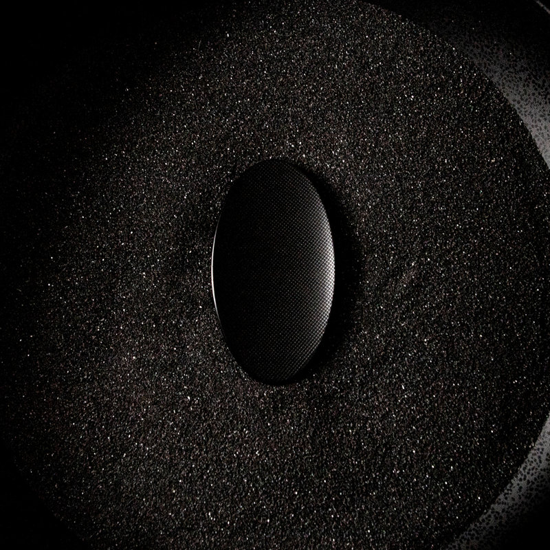 Bijou Grata Collection Pull 3-3/4 Inch x 1-78 Inch Oval, Matte Black