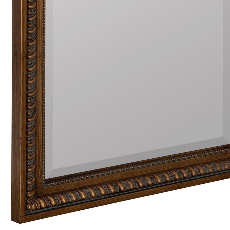 Clarence Beveled Mirror, 36" x 24", Pink