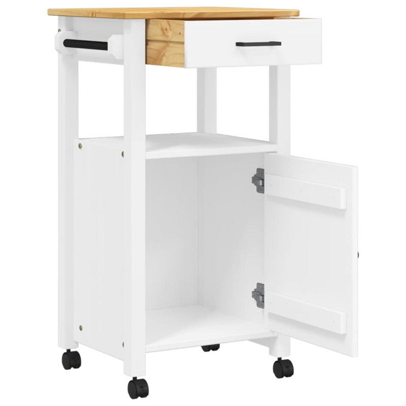 Bar Cart, White