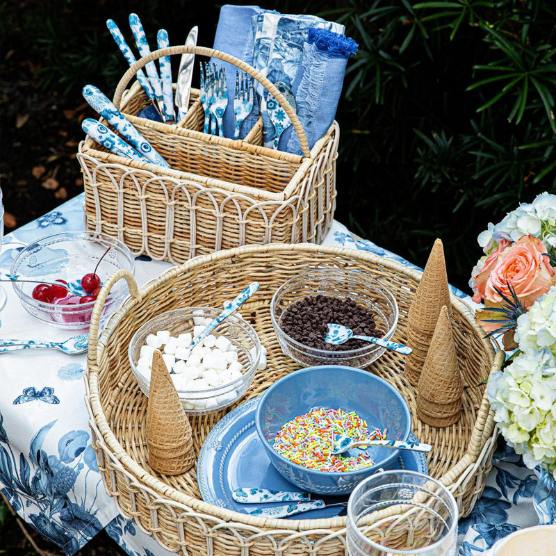 Field of Flowers Chambray Napkin