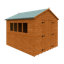 Tiger Tongue and Groove Apex Wooden Shed-121735806