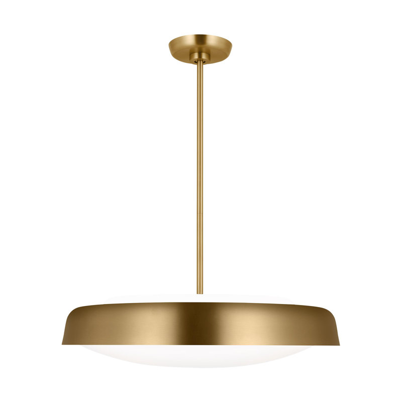 Luminaire suspendu 3 lumières Draper, Bronze brillant
