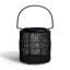 Wire Tabletop Candle Black Lantern with Handle for Indoor and Outdoor Use-1591451105
