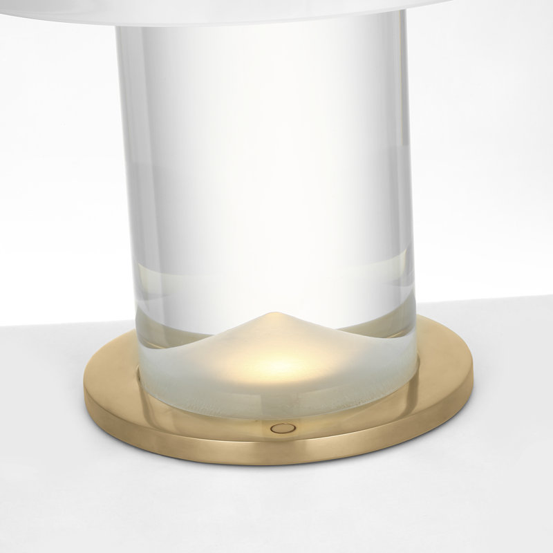 Beryl LED Table Lamp, Hand-Rubbed Antique Brass