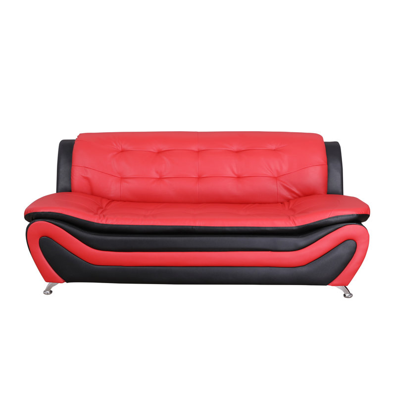 Fishersville 77.5'' Faux Leather Sofa