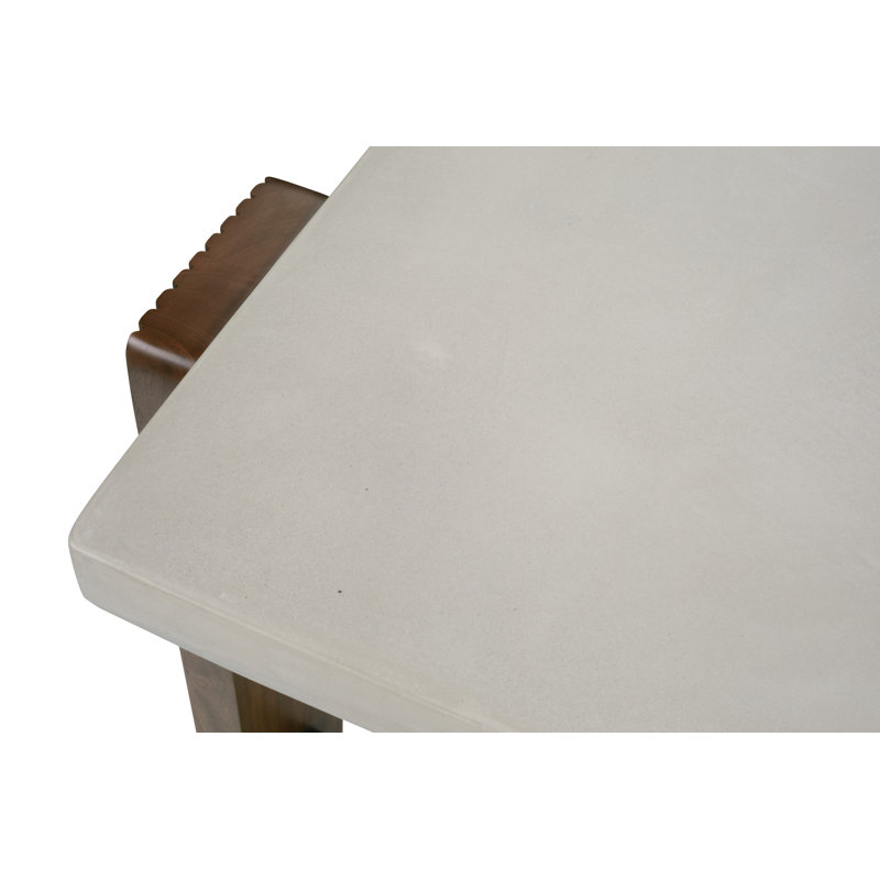Kindred Dining Room Table, Medium Wood, Concrete