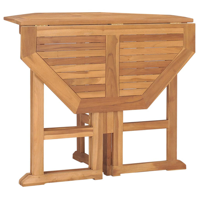 Jomara Octagonal 4 - Person Teak Dining Set, 4-seater (without armrest), 29" H x 35.43" W x 35.43" D