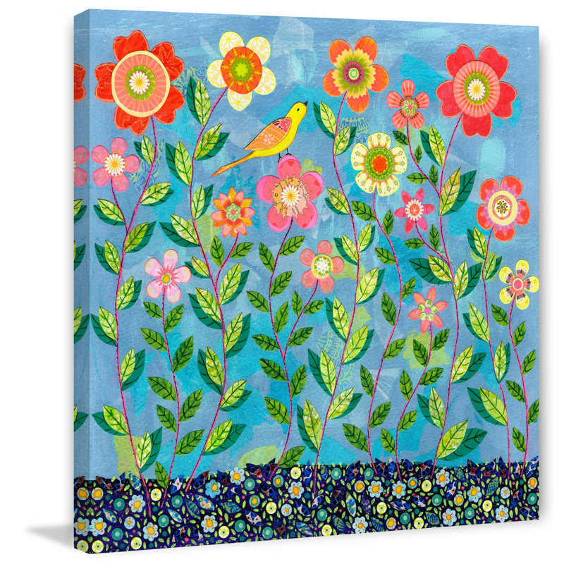 «In The Meadow» par Vanessa Sascalia, reproduction sur toile tendue, H 32 po x l 32 po x P 1,5 po