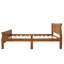 Lit plateforme avec base de lit en bois et lit-bateau
