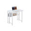 Petit bureau pliable pliable pour les petits espaces, bureau d'ordinateur d'écriture 31,5 pouces en bureau, bureau pliable pour la chambre à coucher 80 * 58