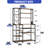 Neta 39.4'' W Metal Height -Adjustable Shelving Unit