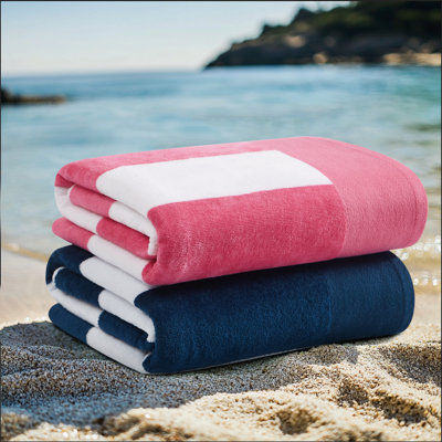 Serviettes de plage à rayures Oceanana