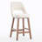 Mid-Century Modern Armless Upholstered Counter Stool-1760559325