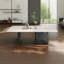 Table basse rectangulaire en marbre clair-110975738-110975739