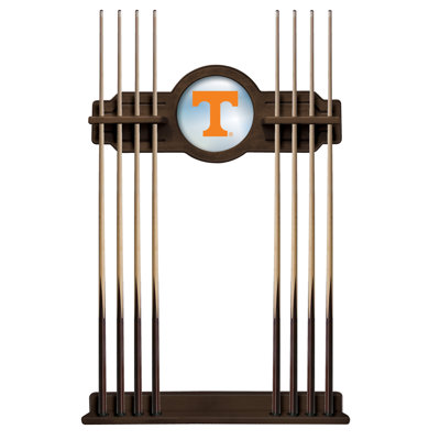 NCAA Holland Bar Stool Wood Pool Cue Rack