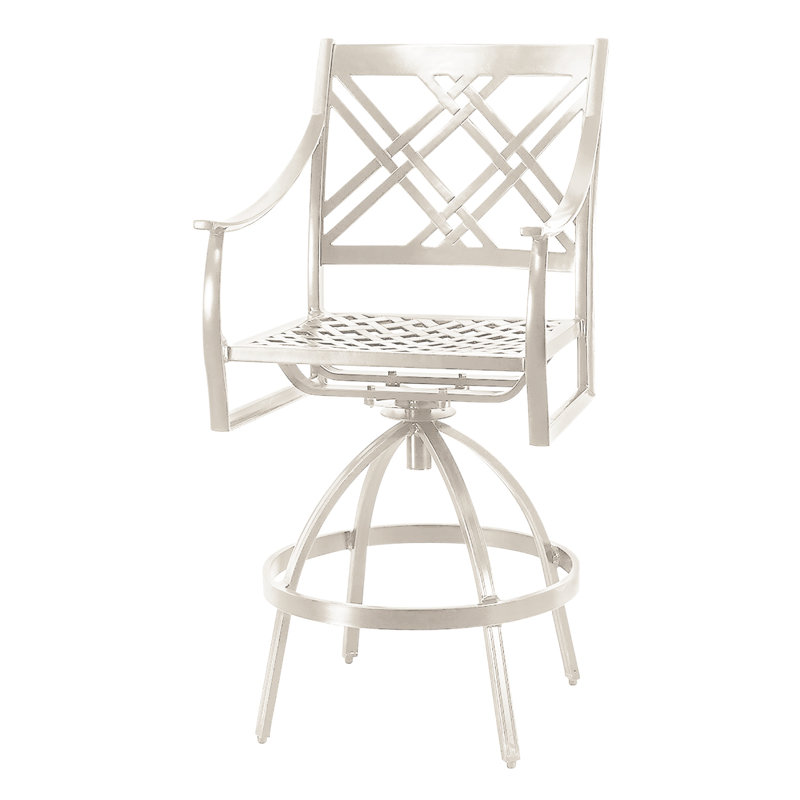 Edge Swivel Balcony Stool, Midnight Gold, 31.5"