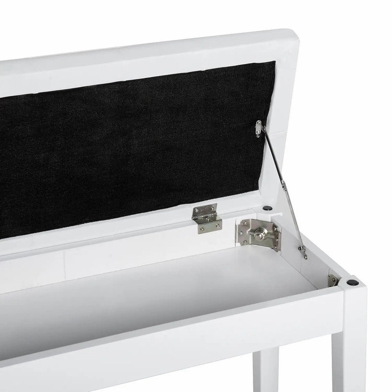 Rubberwood Bench, White