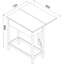 Callista Drop-Leaf Dining Set with Table & Two Stools