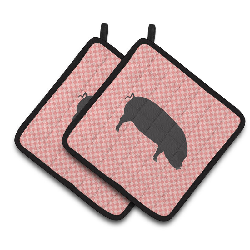 Caroline's Treasures Polyester Potholder, Pink