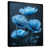 Toile avec cadre flottant noir