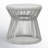 Renfri Round Metal Outdoor Side Table , 20.28'' in. W 20.28'' in. D-1802308239