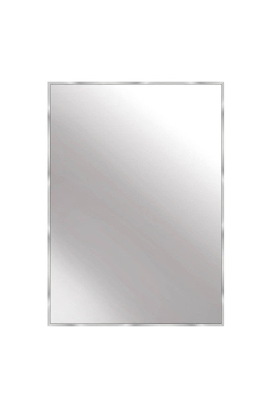 nielsen Almeria Aluminium Wall Mirror, 70cm H x 50cm W, Silver