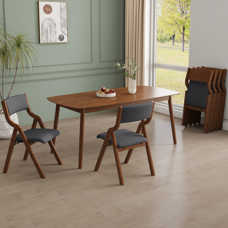 Chaise pliante polyvalente rembourrée pour des occasions et des espaces multiples, Gris foncé
