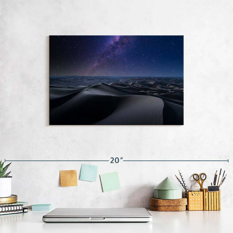 Alvord Empty Quarter Milky Way, H 8 po x l 12 po
