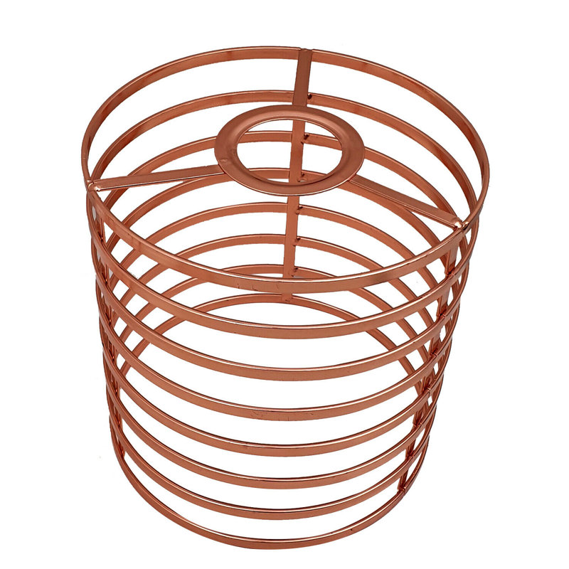 40.64cm H Metal Novelty Lamp Shade ( Uno ) in Rose