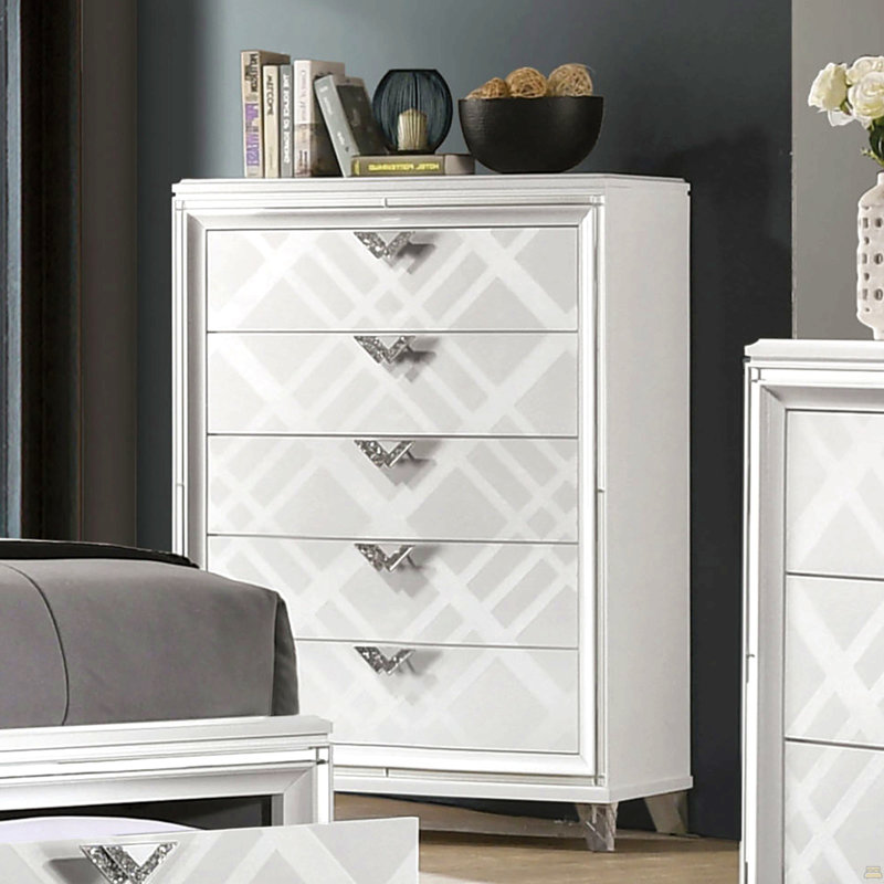 Pieds de commode en acrylique 1Pc, Blanc