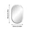 Rithi Long Oval Flat Wall Mirror-1498165302