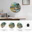 "Mountain Stream", horloge murale en verre-810187955