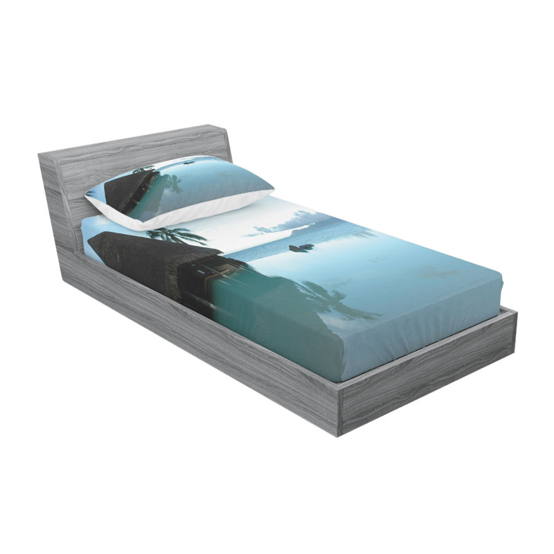 Microfiber Sheet Set, Twin XL Sheet Set with Fitted Sheet