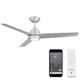54" Mocha 3 - Blade Outdoor/Indoor Smart Propeller Ceiling Fan with Remote Control Included