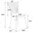 3 Piece Cast Aluminum Patio Bistro - 2 Chairs And 1 Round Table With Cushion In White For Outdoor Use Robust Construction, Easy Assembly Patio, Garden, Backyard Effortless