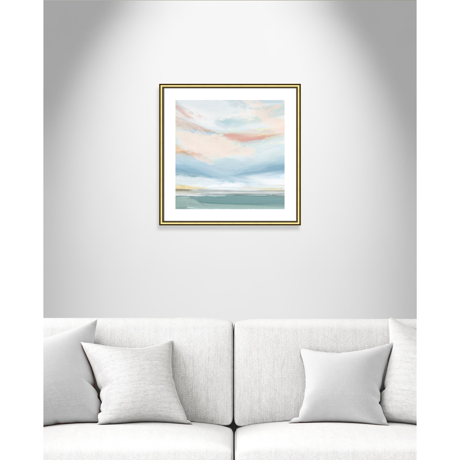 Delphi "Sweetness I" Painting by Isabelle Z, 24.75" H x 24.75" W x 0.88" D, Gold Framed Paper