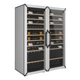 Goguette Dual Large Single Zone Wine Fridge – 300+ Bottle Capacity (Black)