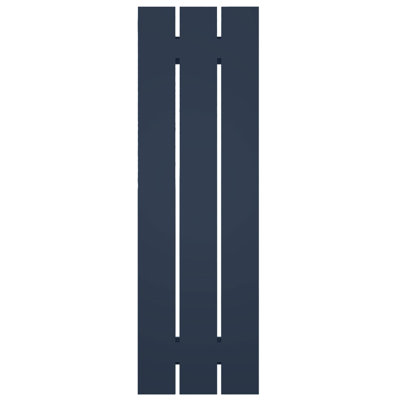 Volets en composite à deux planches espacées de 11 1/4 po x H 26 po EnduraCore, bleu nuit sans étoile (par paire - quincaillerie non incluse)