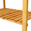 Support de jardinière surélevée en bois avec jardinière surélevée 8 poches avec table d'appoint pliable et tablette de rangement pour herbes / légumes / fleurs-866875125