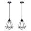 Olmeda 1 - Light Black Geometric Pendant-2015296119