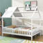 Lit en bois double avec toit et lattes Creasey-1890944948