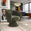 Fauteuil demi-tonneau, fauteuil d'appoint pivotant, fauteuil de bienvenue