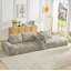 Canapé modulaire surdimensionné en L Chenille, design minimaliste, canapé-lit confortable pour les salons, les appartements et les espaces de réception-281591765-281591337
