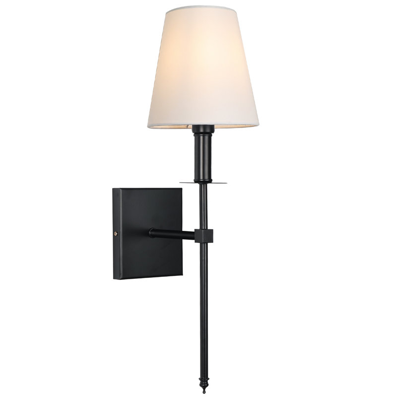1 - Light Dimmable Wallchiere, Black