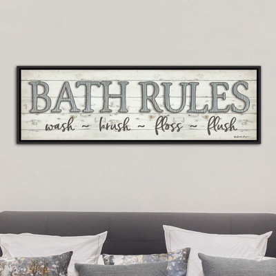 " Bath Rules " by Susie Boyer