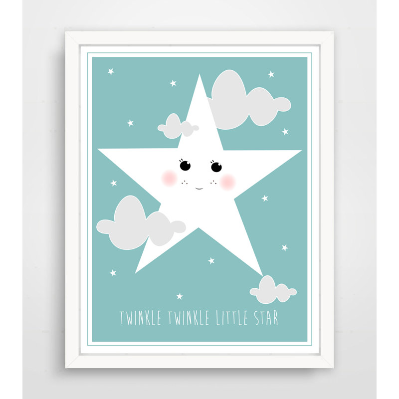 Impression sur papier Twinkle Twinkle, H 14 po x l 11 po