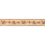 Bordure de papier peint L 15 pi x l 3,5 po Flowers Leaves-95018403