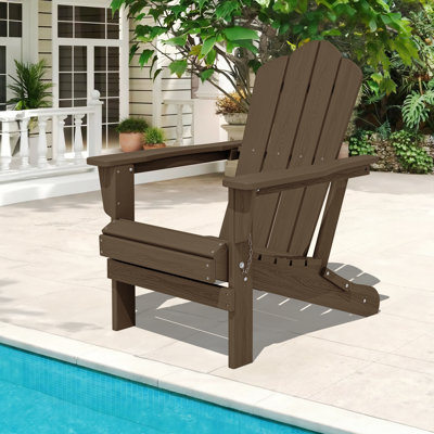 HDPE Folding Adirondack Chair