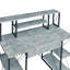 Bureau avec tablettes ouvertes et huche-1252417946
