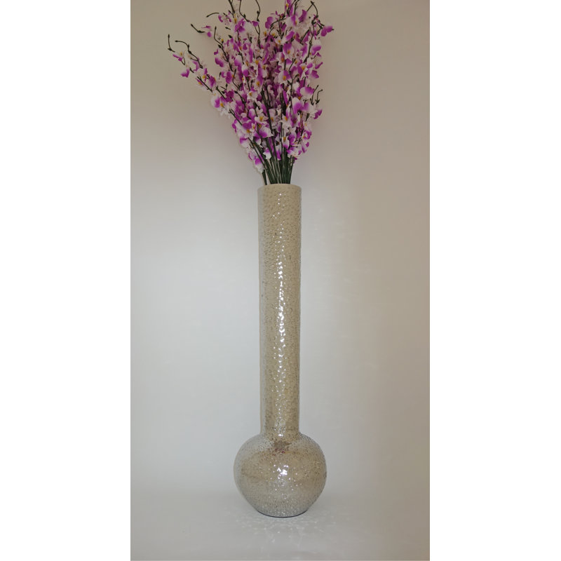 Handmade Stainless Steel Floor Vase